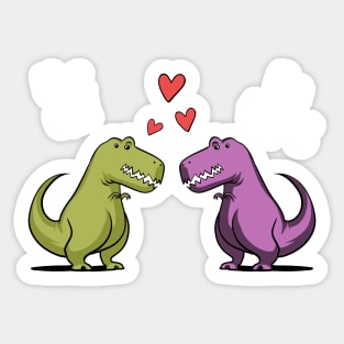 T-Rex Dinosaur Hug Me Sticker